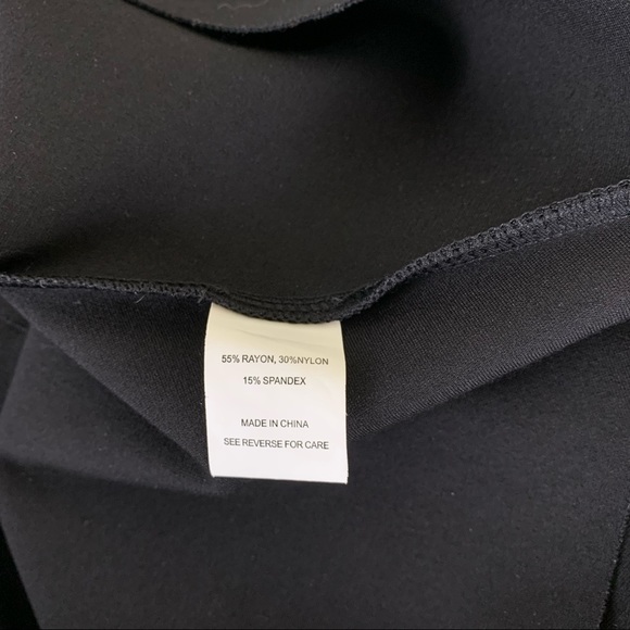 Parker ‘Tara’ Stretch Fit and Flare Black Dress - Picture 12 of 15